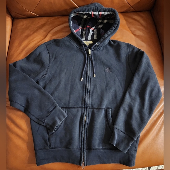 Burberry Zip Up Hoodie size L - Picture 1 of 5